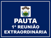 1ª REUNIÃO EXTRAORDINÁRIA DA 2ª SESSÃO LEGISLATIVA DA 19ª LEGISLATURA