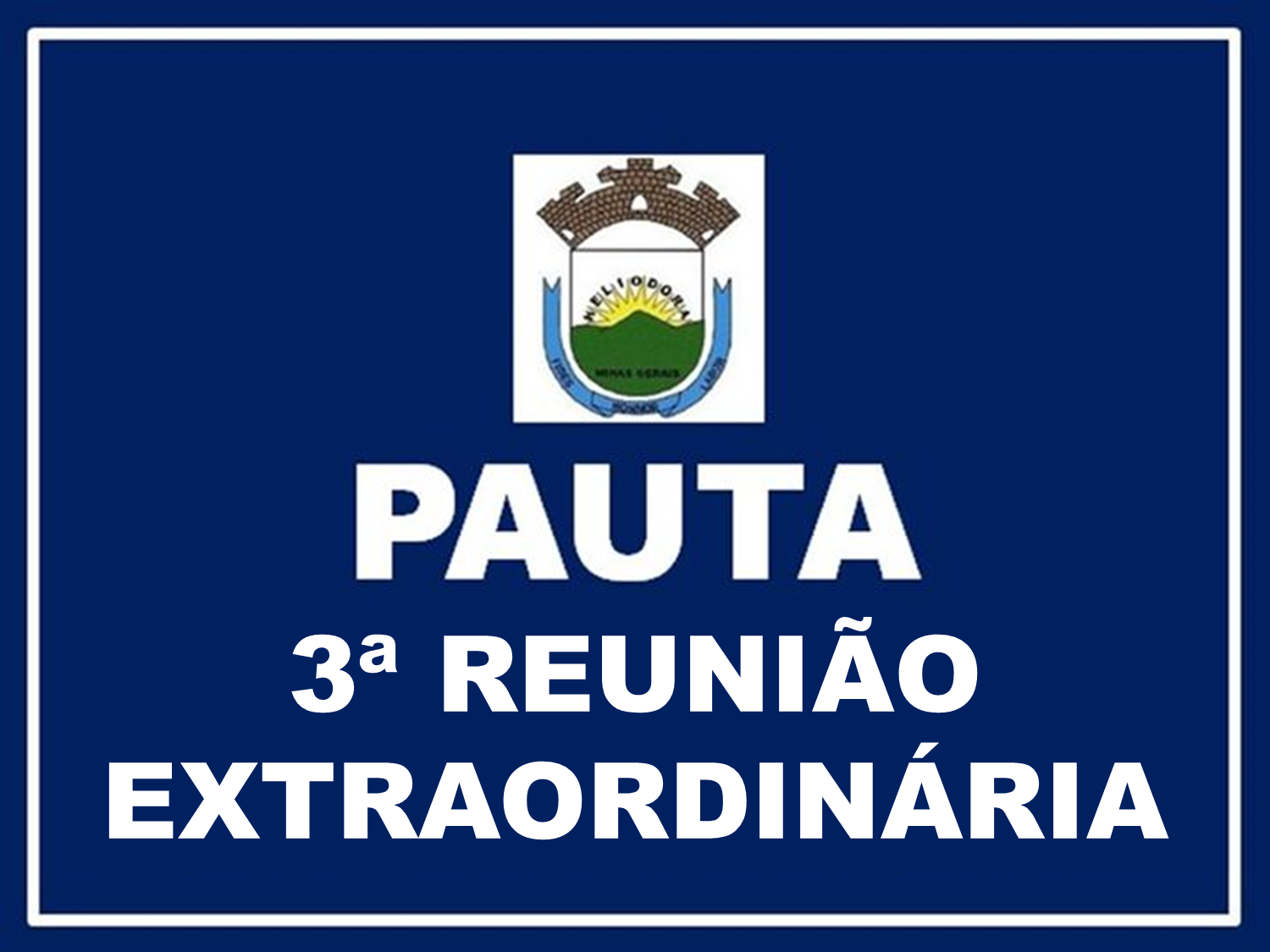 3ª REUNIÃO EXTRAORDINÁRIA DA 2ª SESSÃO LEGISLATIVA DA 19ª LEGISLATURA